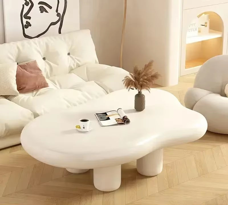 Clouds Tea Table House Lonely Wind Nordic Home Living Room Small Apartment Shaped Cream Simple Modern Tea Coffee Table Furniture