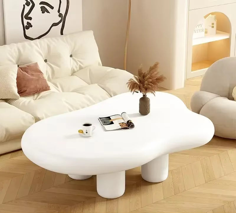 Clouds Tea Table House Lonely Wind Nordic Home Living Room Small Apartment Shaped Cream Simple Modern Tea Coffee Table Furniture